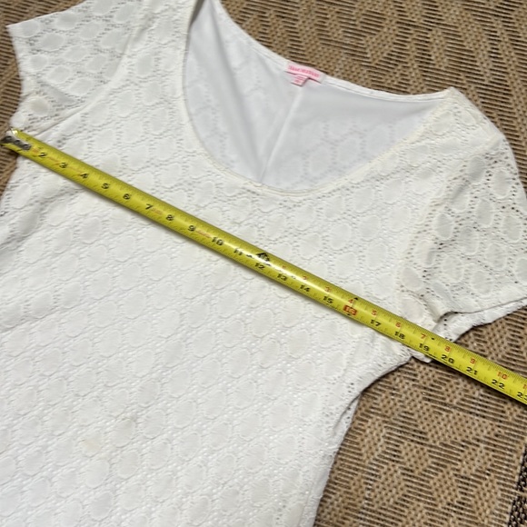 NWT Isaac Mizrahi lace eyelet scoop neck dress - Picture 9 of 11